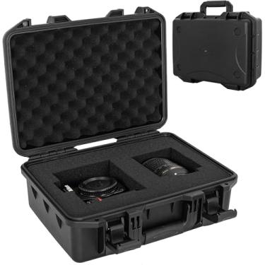 Imagem de Capa rígida com caixa de ferramentas à prova d'água IP67 à prova de choque para microfone, drones, câmera, equipamentos, estojo de armazenamento portátil, 30 x 24 x 14 cm