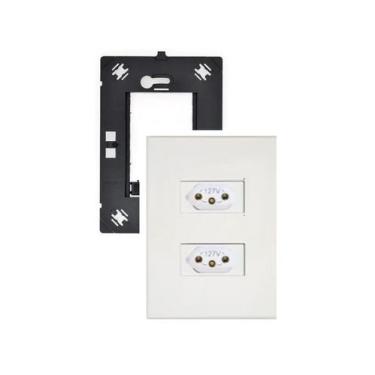 Imagem de Kit Conjunto 4x2 Tomada 20a Dupla Arteor Pial Legrand