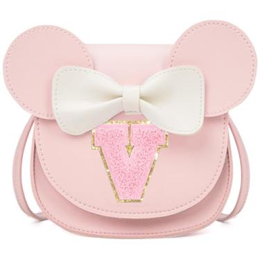 Imagem de OYLOLA Presentes de aniversário para meninas de 3, 4, 5, 6, 7 e 8 anos, bolsa infantil para meninas pequenas, presente para meninas, Rosa-rosa
