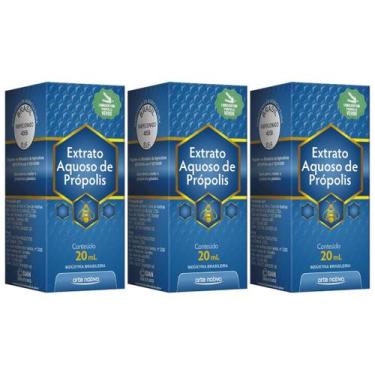 Imagem de Kit 3 Extrato de Própolis Verde Aquoso 20ml cada - Arte Nativa