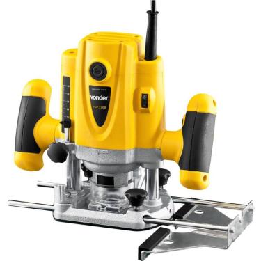 Imagem de Tupia de Coluna TLV 220v Vonder 1220W Pinça 6 e 8mm Guia de Corte