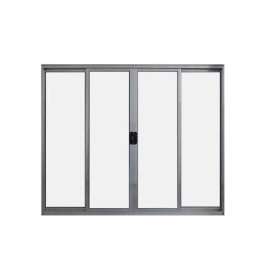 Imagem de Janela De Alumínio De Correr 100x100cm 4 Folhas Brilhante