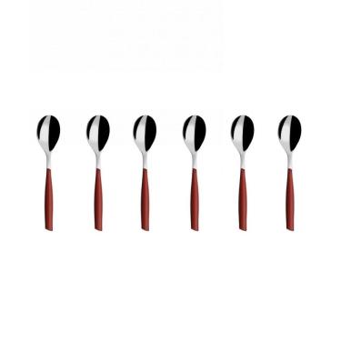 Imagem de Colher Para Café 15cm Inox 6 Peças Marsala Glamour Bugatti