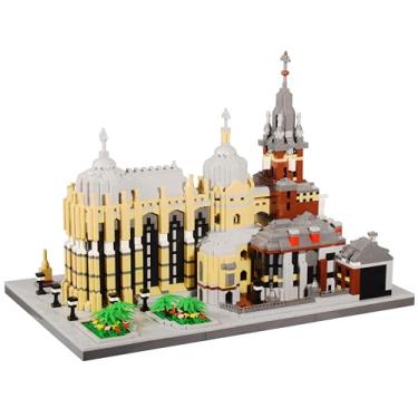 Imagem de KLMEi Kit De Micro Blocos Construção 6650 Peças Alemanha Medieval Catedral Aachen Conjunto Em Miniatura Modelo Arquitetura Igreja Para Adultos E Adolescentes Com 14 Anos Ou Mais