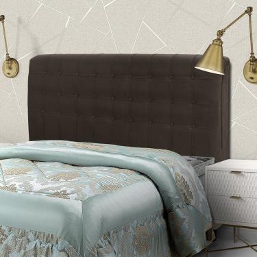 Imagem de Cabeceira Super King 195cm New Plus Dama Chocolate