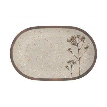 Imagem de Travessa Cerâmica Natural Acetinado Plus Alleanza 35x22cm