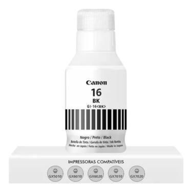 Imagem de Tinta Canon Gi-16c Gi16c Preto|mega Tank Gx6010 Gx7010 Gx5010 | Original 132ml