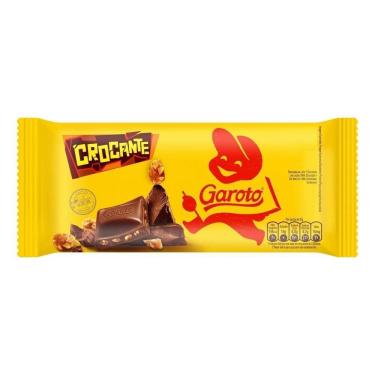 Imagem de Barra de Chocolate ao Leite Garoto Crocante 80g