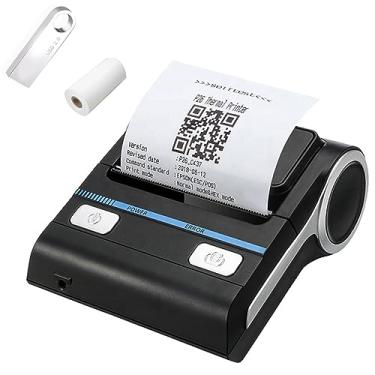 Imagem de GZGYNADAST Não Compatível Com Iphone/Ipad/Mac, Impressora Térmica Portátil Bluetooth De 80 Mm, Somente Android/Windows, Faturas Sem Fio Android 3" Para Pequenas Empresas