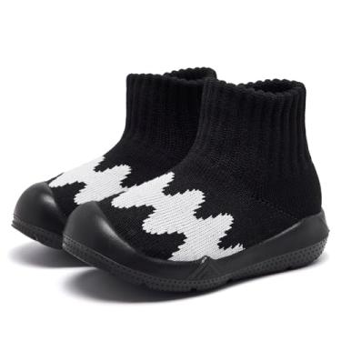 Imagem de MORENDL Sapatos De Bebê Para Criança, Meias Caminhada Meninos E Meninas, Tênis Sem Cadarço Primeiros Passos