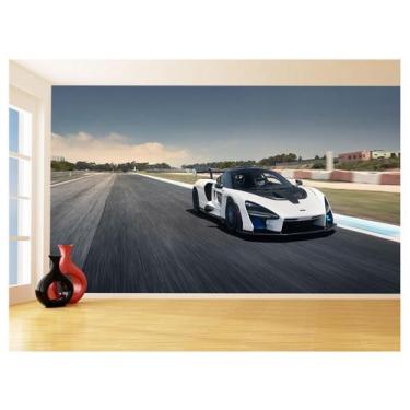Imagem de Papel De Parede 3D Carro Mc Laren Pista Super 3,5M Car295 - Você Decor