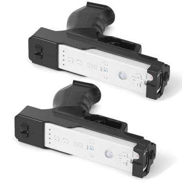 Imagem de Motion Plus Compatible with Wii Games, Wii Controller, Shooting Games - Set of 2