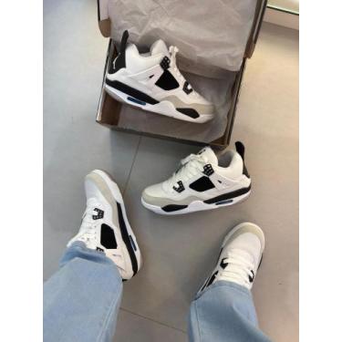 Imagem de Tênis Masculino Estilo Retrô Street Cano Médio Casual Confortável Bran