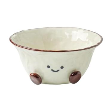 Imagem de DimyFew Tigela de Iogurte para Salada Caneca de Café de Cerâmica Tigela de Sobremesa de Porcelana Copo para Lanche Sopa de Frutas, 300 Ml