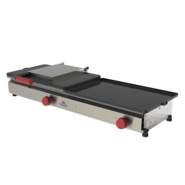 Imagem de Sanduicheira Dupla 1 Prensa Lanche Gigante Gás Pr-950 G - Progas