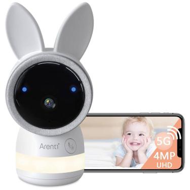 Imagem de Babá Eletrônica Doméstica Arenti Baby, Monitor de Bebê com Aplicativo para Celular, WiFi 4MP 2,4G5G, Detecção de Movimento,
