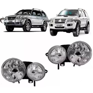 Imagem de Par Farol Pajero Sport 2006 2007 2008 2009 2010 2011