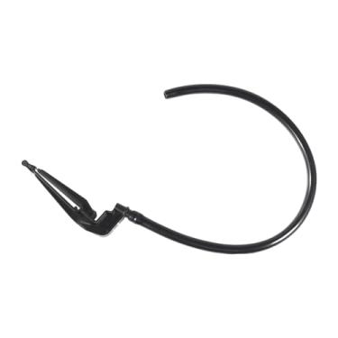 Imagem de predolo Kit de reparo de vaso sanitário com tubo de recarga e clipe para economia de água, resistente para a maioria outras válvulas, peça de reposição, Preto