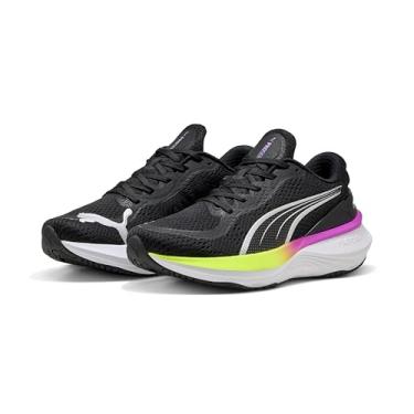 Imagem de PUMA Tênis de corrida unissex adulto, Puma Preto amarelo alerta magenta puro, 35/36 BR