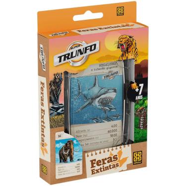 Imagem de JOGO SUPER TRUNFO FERAS EXTINTAS GROW