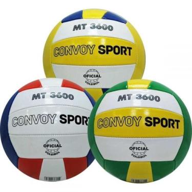 Imagem de Bola de volei oficial sport mt3600 pvc convoy quadra - Gimp