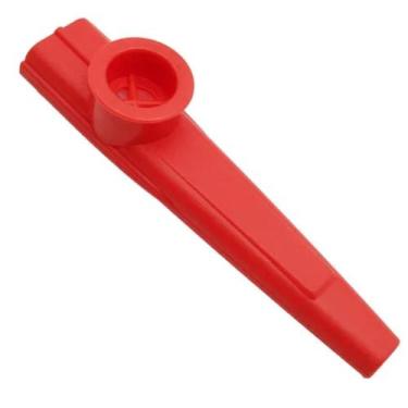 Imagem de Kazoo Instrumento De Sopro Plástico Abs Liverpool Vermelho