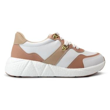 Imagem de Tênis Modare Feminino Floather Nature Ultraconforto Casual Branco/nude/bege 7395.107.21736.72868 36