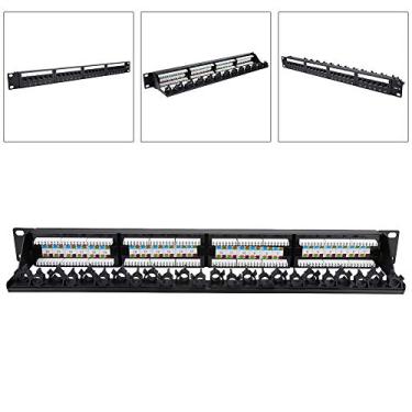Imagem de Generic 24 Port Cat6 Cable Rack, Cat6 Cable Patch Panel Patch Panel, Construção da Sala de Máquinas para Fiação de Corrente Fraca