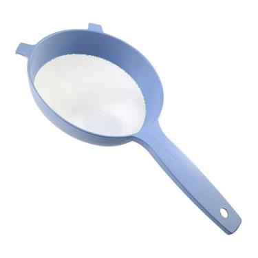 Imagem de Peneira de Malha Fina, Manual, 10x8x10 cm, Aço Inoxidável, Prata, Uso Doméstico