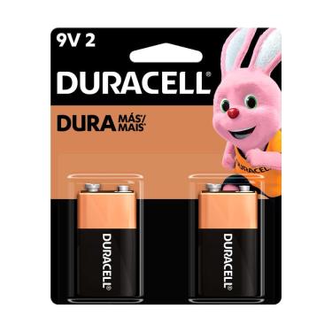 Imagem de Bateria Duracell 9V Alcalina 2 Unidades