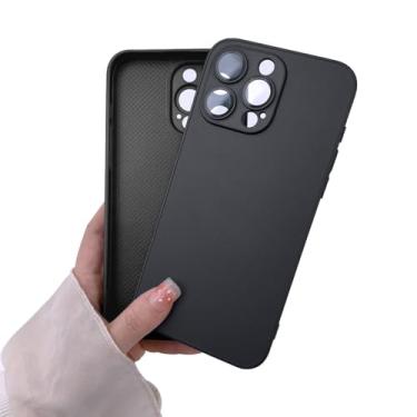 Imagem de Capinha Compativel com iPhone 12 Pro Verso Vidro Fosco Bordas de Silicone Luxuosa Premium Com Proteção de Camera