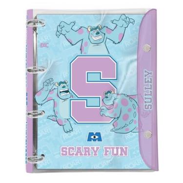 Imagem de DAC - Fichário Universitário PVC Cristal com 192 folhas Fechamento em Botão - Monstros S.A.