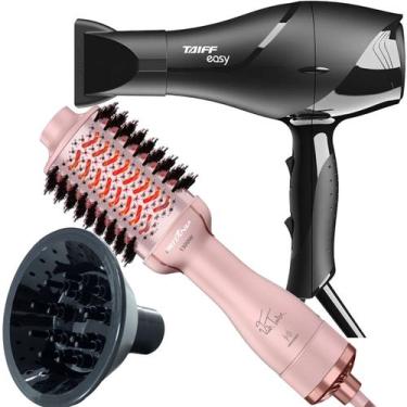Imagem de Secador De Cabelo Taiff 1700w Ions Profissional Ar Quente Frio Preto D