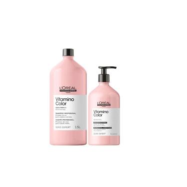 Imagem de Kit L´Oréal Vitamino Color Shampoo 1,5L + Condicionador 750ml