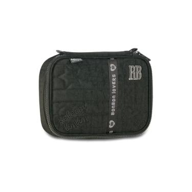 Imagem de Estojo Box Juvenil Escolar Rebecca Bonbon Meninas 100 Pens - Preto