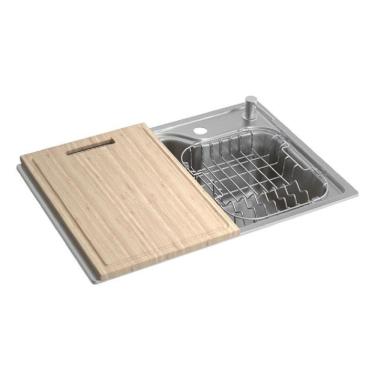 Imagem de Cuba Inox Cozinha 60x40 Deca Facile Inox Cc.660.60.dkac.inx