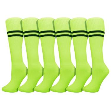 Imagem de Meias de futebol Winterlace Winterlace Kids 6 pares para meninos e men