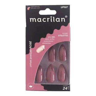Imagem de Unhas Posticas Macrilan 24 Pc, ROSÉ UP507