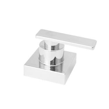 Imagem de Acabamento Quadrado Registro Chuveiro Pressão Cromado