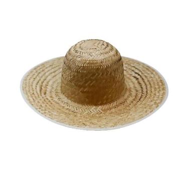 Imagem de Chapéu De Palha S/ Cordão Aba 14cm Roceiro