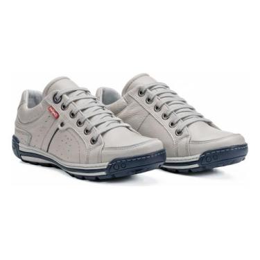 Imagem de Tênis Sapatênis 3019 Tradicional em Couro Off White - Mundo Texano, Be