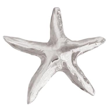 Imagem de CREATCABIN Broche de estrela do mar oceano para mulheres, broches de estrela do mar, alfinetes de lapela banhados a prata de aço inoxidável moderno broches para vestido, terno, roupas, acessórios