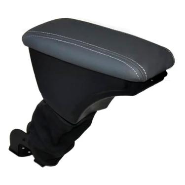 Imagem de Apoio de Braço Encosto P/VW Gol Voyage G5 G6 G7 G8 Saveiro (Cinza - Costura Cinza)