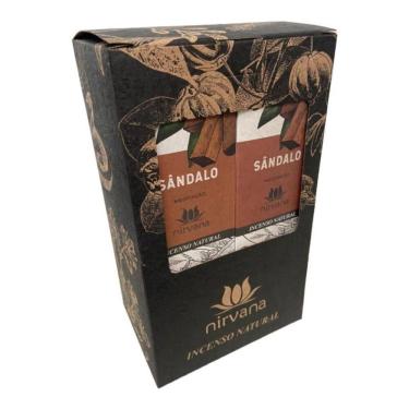 Imagem de Incenso Nirvana Natural Sândalo 12 Caixas Com 9 Varetas