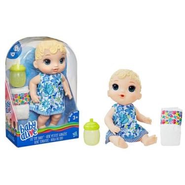 Imagem de Boneca Baby Alive Hasbro Hora Do Xixi Loira Criança Menina Com Acessór