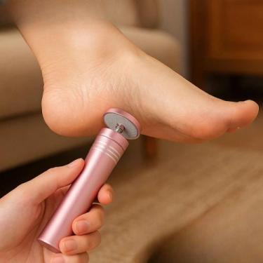Imagem de Esfoliador Elétrico Lixa Removedor de Calos Aparelho Pedicure Pé Spa L
