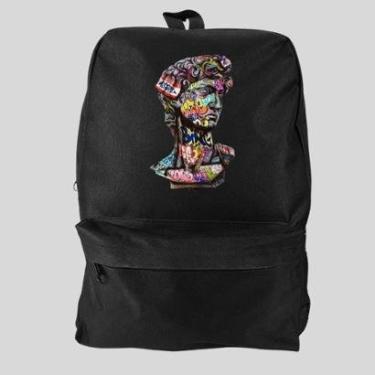 Imagem de Mochila Bolsa Masculina Basica Escolar Pega a Visão Estampado Estatua Marcas-Masculino