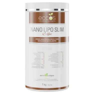 Imagem de Creme para Massagem Modeladora Nano Lipo Slim Coffee 1kg Eccos - Eccos
