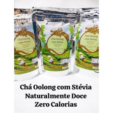 Imagem de Chá Oolong Com Stévia Natural 80g adoçado Sem Açúcar Nomady