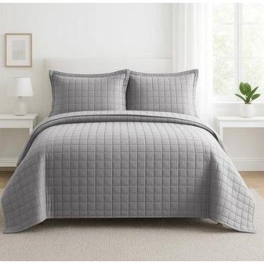 Imagem de Kit Cobre Leito ATHENAS 3 Peças Casal Dupla Face 400 FIOS Micropercal 